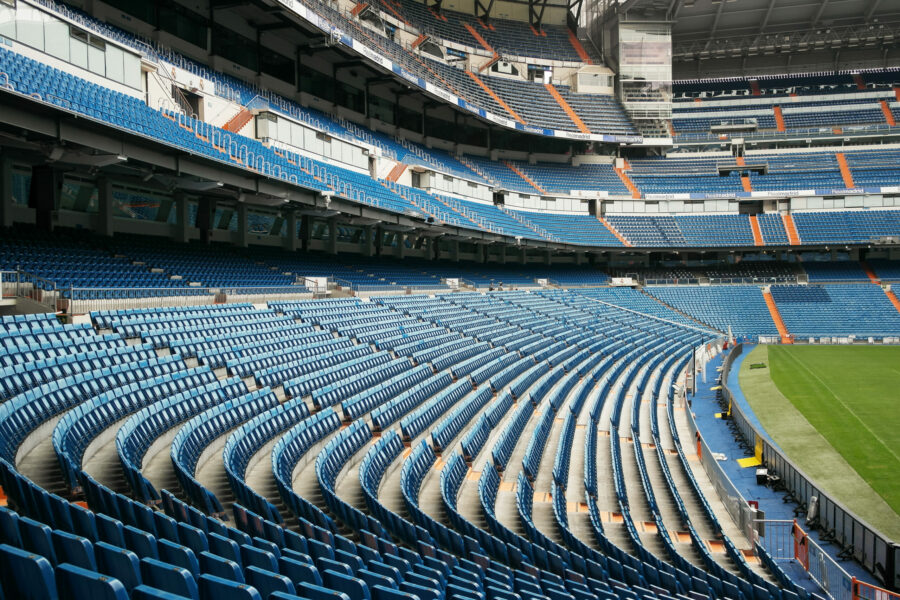 Empty Football Stadium